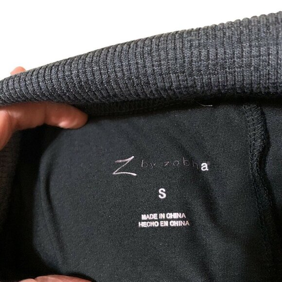 Z by Zohba Women's S Small Athletic Skirt w. Shorts Gray Drawstring Space Dye - Picture 4 of 6